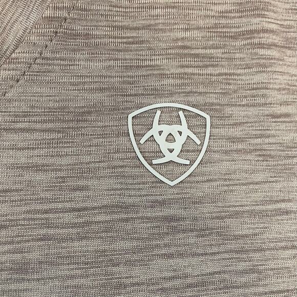 AriatTek Laguna Short Sleeve Base Layer V-Neck Performance Tee XL Gray - Picture 7 of 10